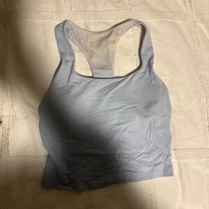 Aritzia TNA Action Longline Sports Bra – Light Blue